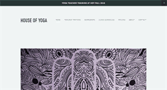 Desktop Screenshot of houseofyoga.com